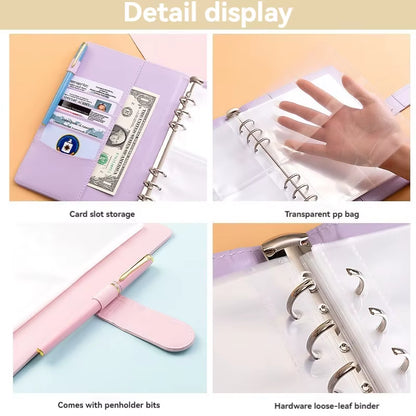 100 Envelope Challenge Binder save Savings Challenges Loose-Leaf Binder Budget Binder with Cash Envelopes Money Organizer System