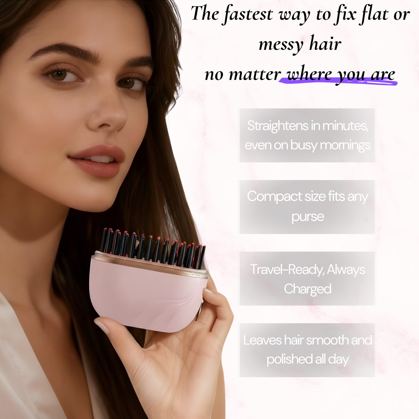 ChicBrush - Mini Hair Straightener